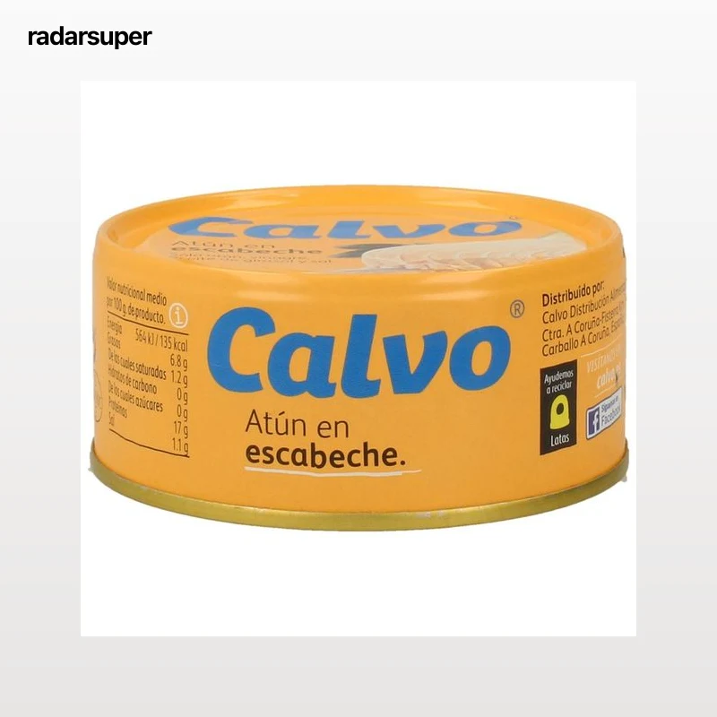 CALVO Atún en escabeche lata de 160 g.