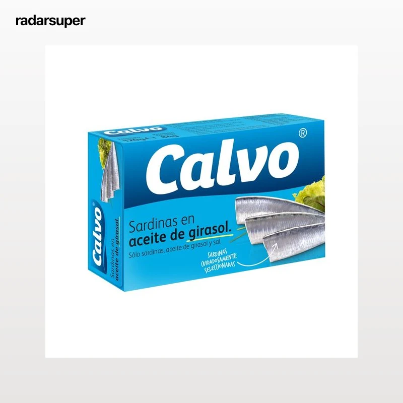 CALVO Sardinas en aceite de girasol 84 g.