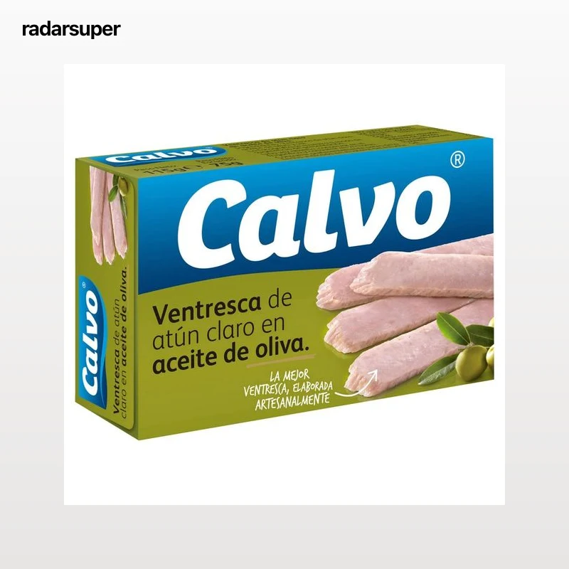 CALVO Ventresca de atún en aceite de oliva lata de 75 g.