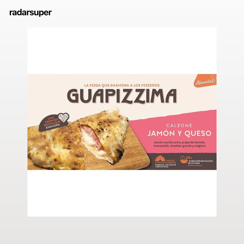 Calzone de jamón y queso Guapizzima 360g