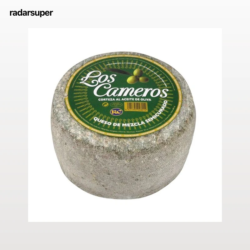 LOS CAMEROS Queso semicurado mezcla, cuña.