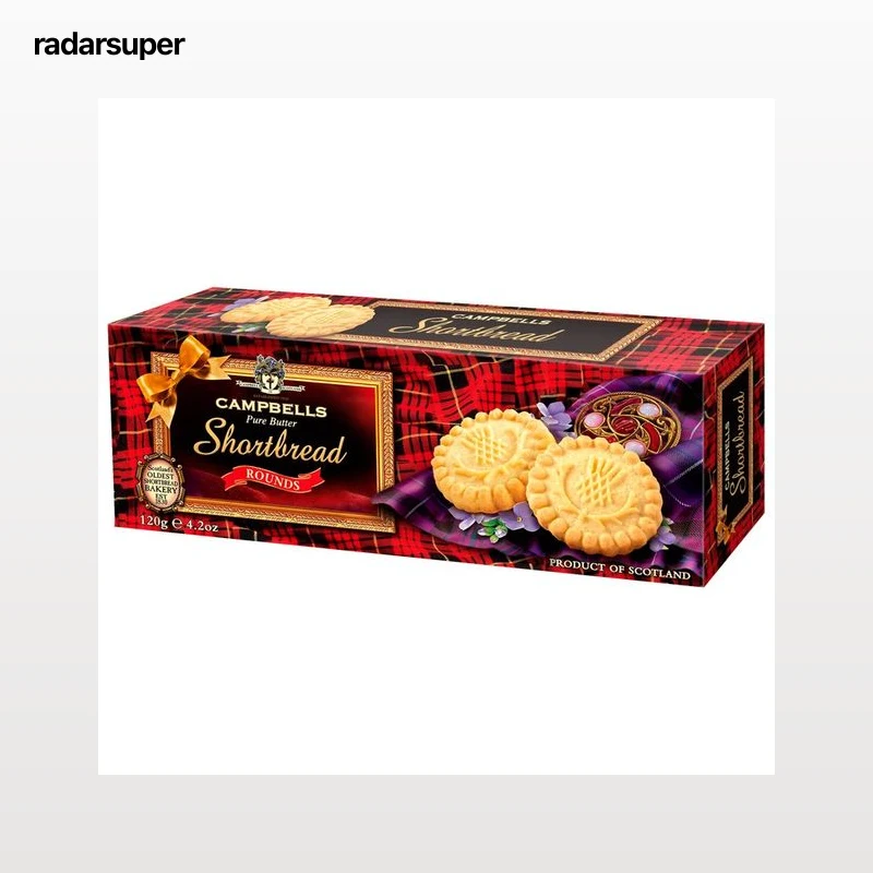 CAMPBELL"S Galletas de mantequilla Shortbread rounds 120 g.