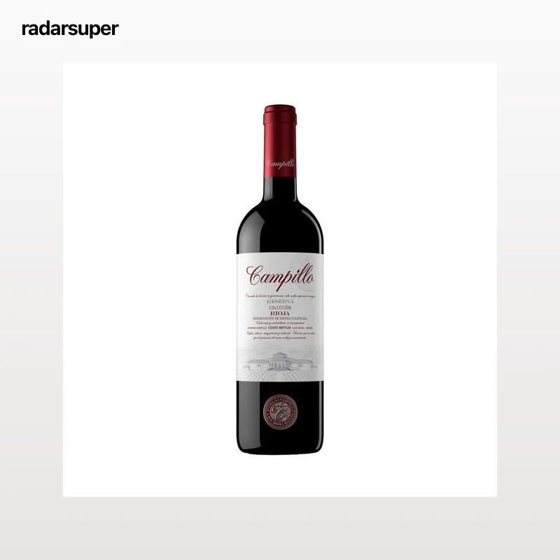 CAMPILLO Colección Vino tinto reserva con D.O. Ca. Rioja botella 75 cl.