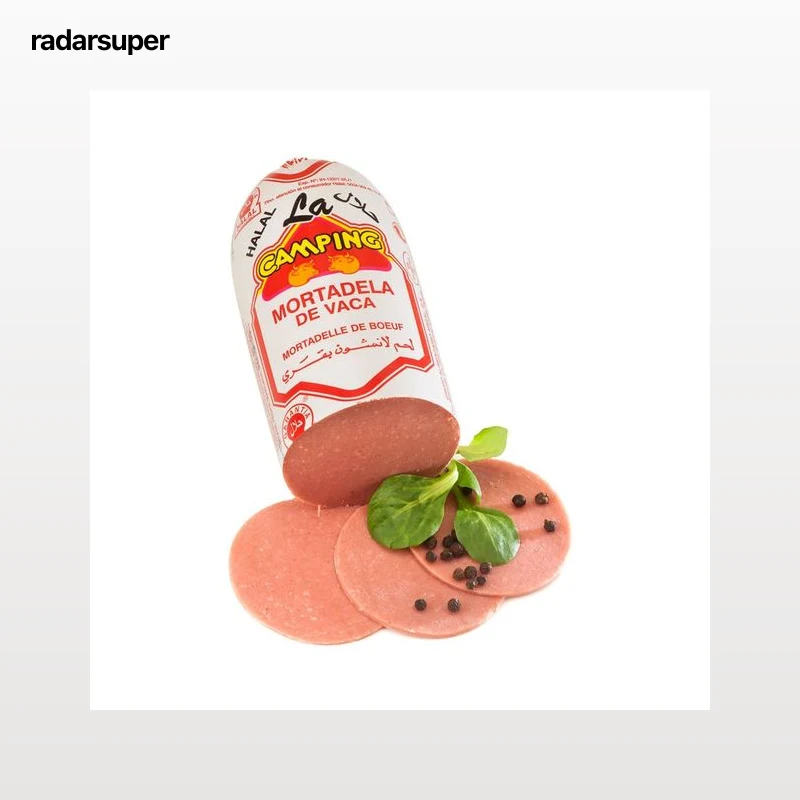 CAMPING Mortadela de vacuno con certificación Halal 550 g.