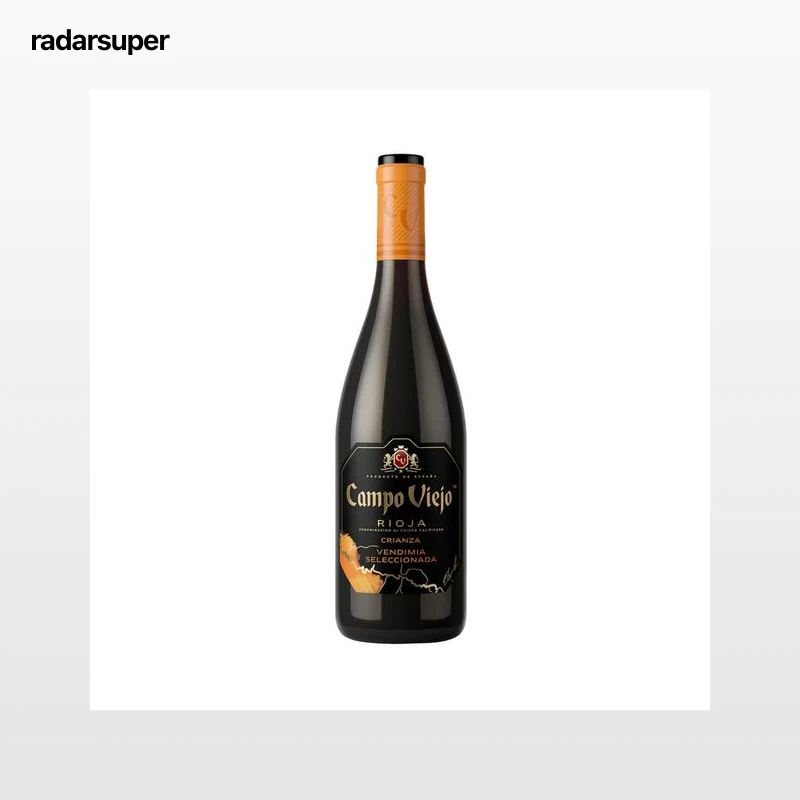 CAMPO VIEJO Vendimia seleccionada Vino tinto crianza con D. O. Ca. Rioja botella 75 cl.