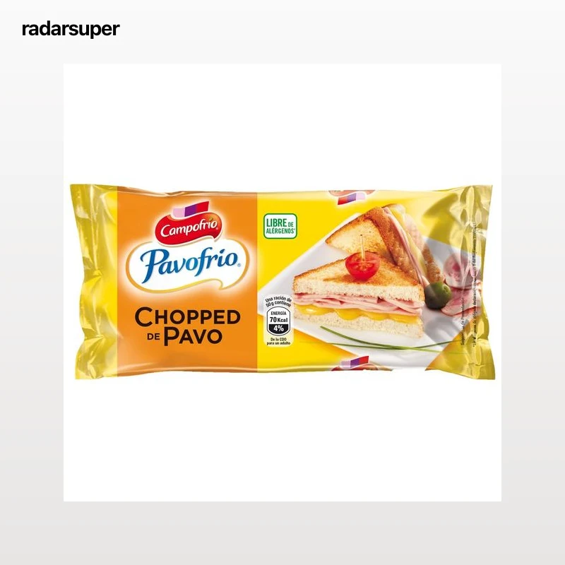 CAMPOFRÍO Chopped de pavo, bajo en grasa CAMPOFRÍO 380 g.