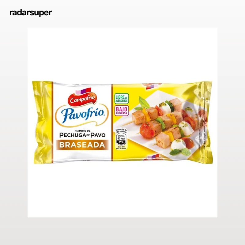 CAMPOFRÍO Fiambre de pechuga de pavo braseada 340g