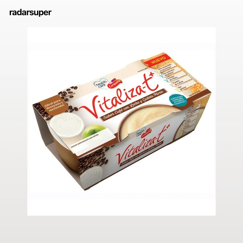 CAMPOFRÍO HEALTHCARE Vitaliza-t café y galletas 2 x 130 gr.