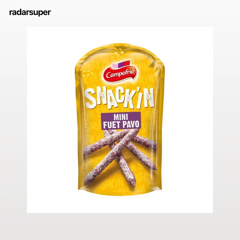 CAMPOFRÍO Mini fuet de pavo, ideal para tomarlo como snack CAMPOFRÍO Snack´in 50 g.