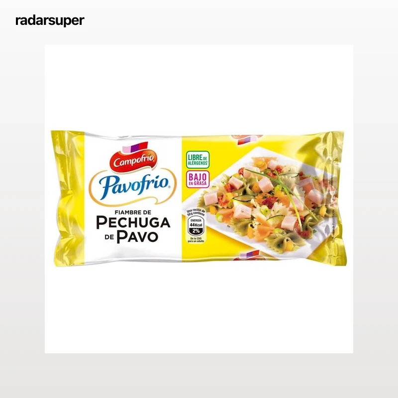 CAMPOFRÍO Pavofrío Fiambre de pechuga de pavo 340 g.