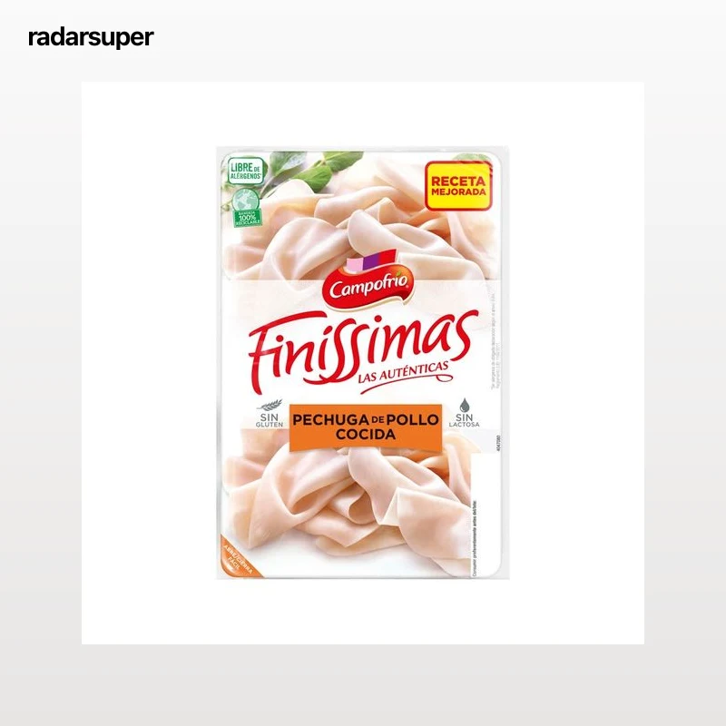 CAMPOFRÍO Pechuga de pollo cortada en lonchas CAMPOFRÍO Finissimas 110 g.