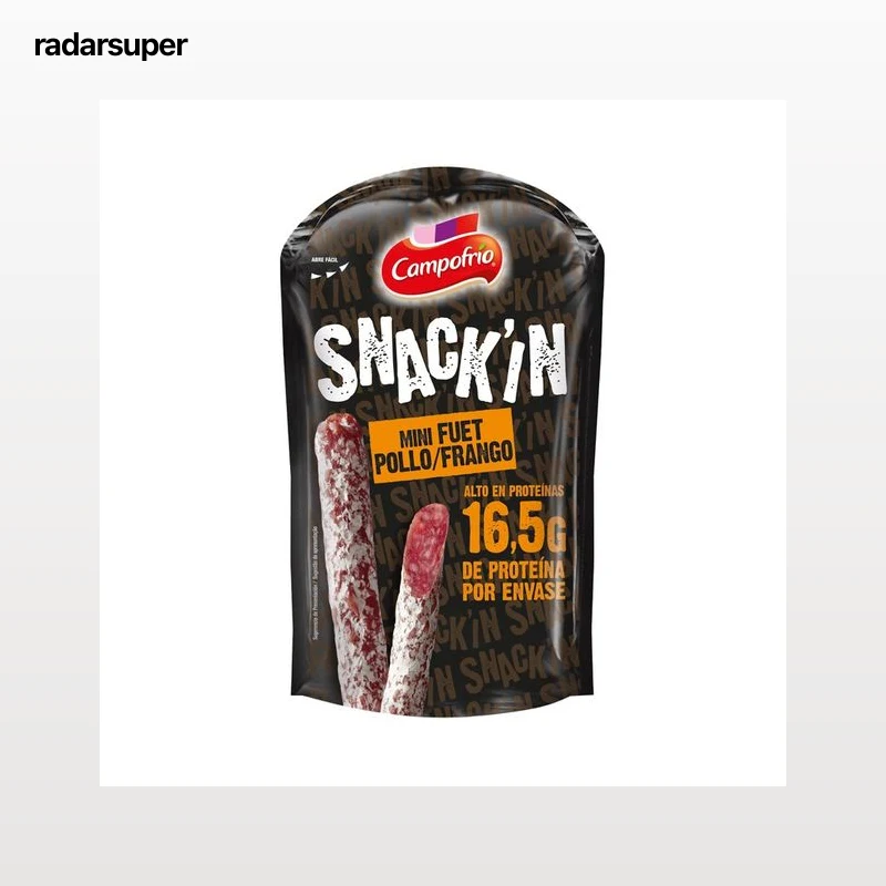 CAMPOFRÍO Sanck´in Sticks de fuet de pollo con alto contenido en proteínas 50 g.