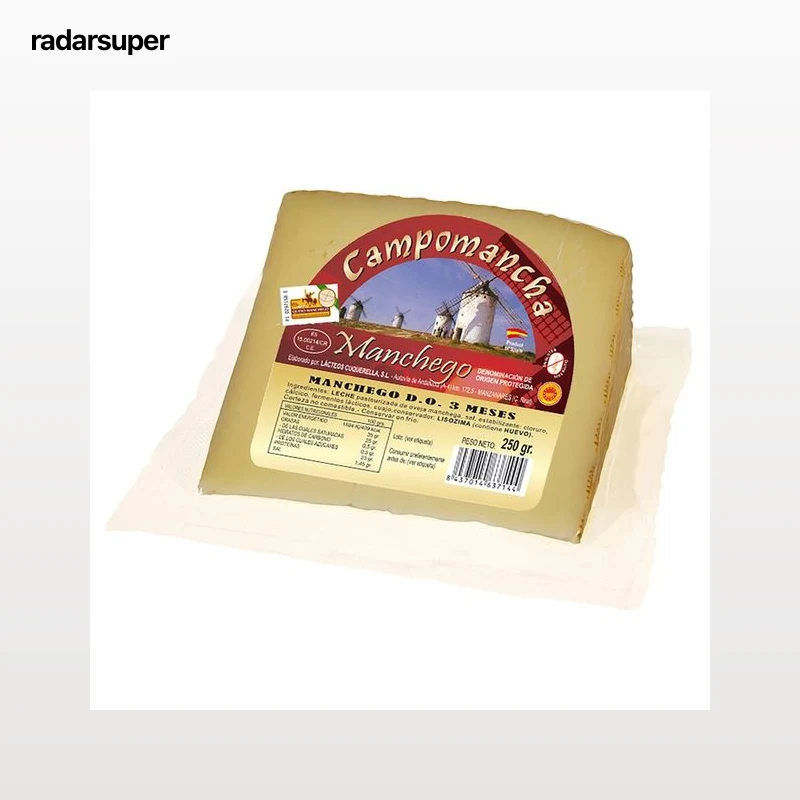 CAMPOMANCHA Queso de oveja semicurado Manchego CAMPOMANCHA 250 g.