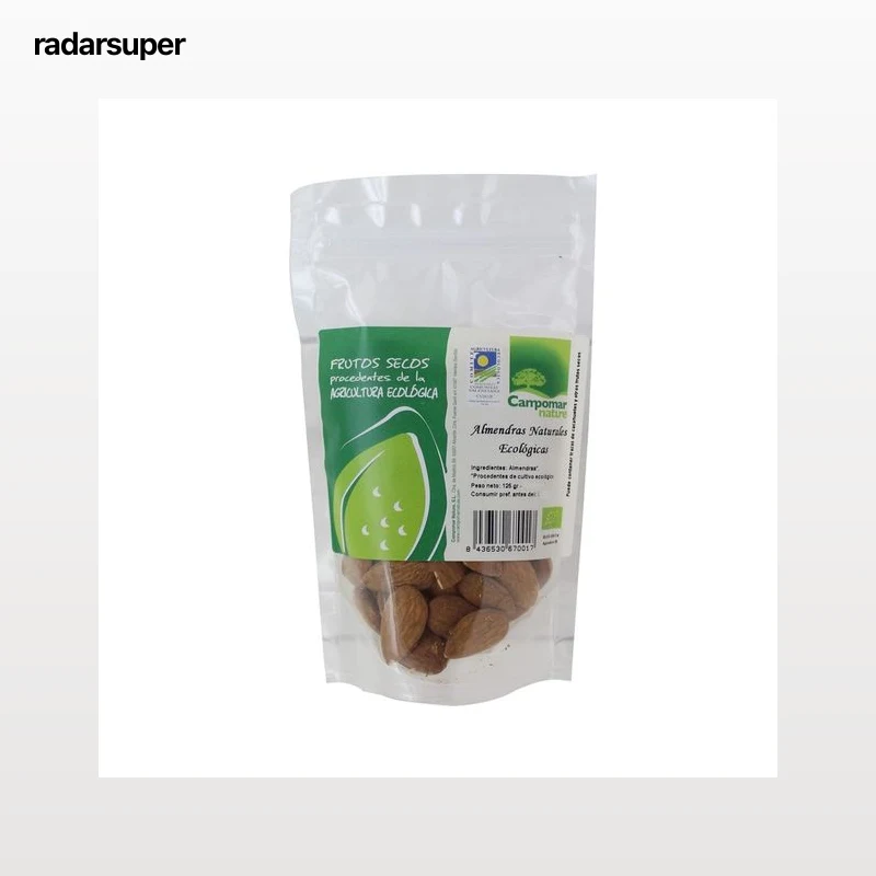 CAMPOMAR NATURE Almendras al natural ecológicas 125 g.