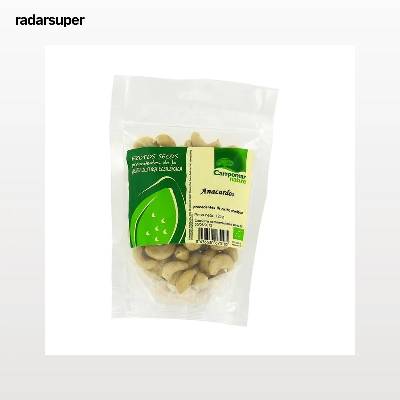 CAMPOMAR NATURE Anacardos ecológicos 125 g.