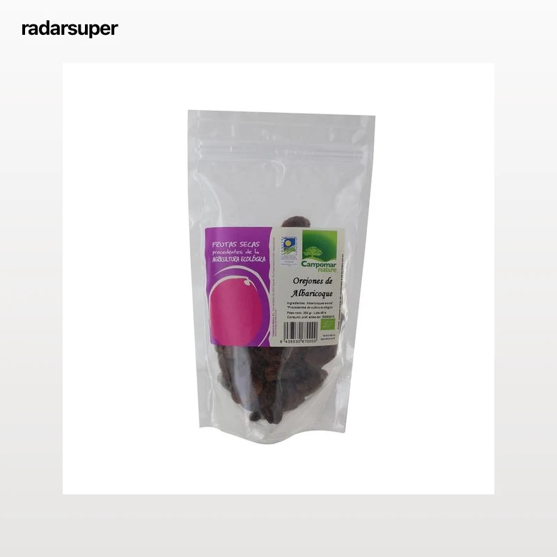 CAMPOMAR NATURE Orejones Albaricoque ecológicos 250 g.