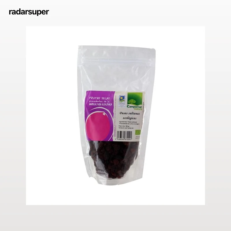 CAMPOMAR NATURE Pasas Sultanas ecológicas 250 g.