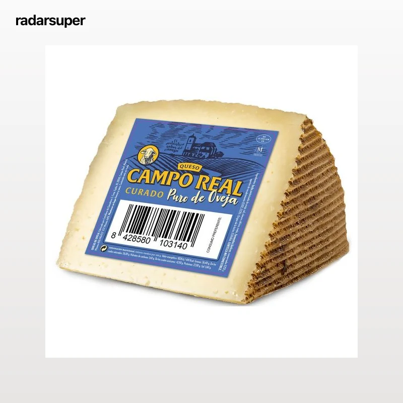CAMPOREAL Queso curado oveja CAMPORREAL Cuña 250 g.