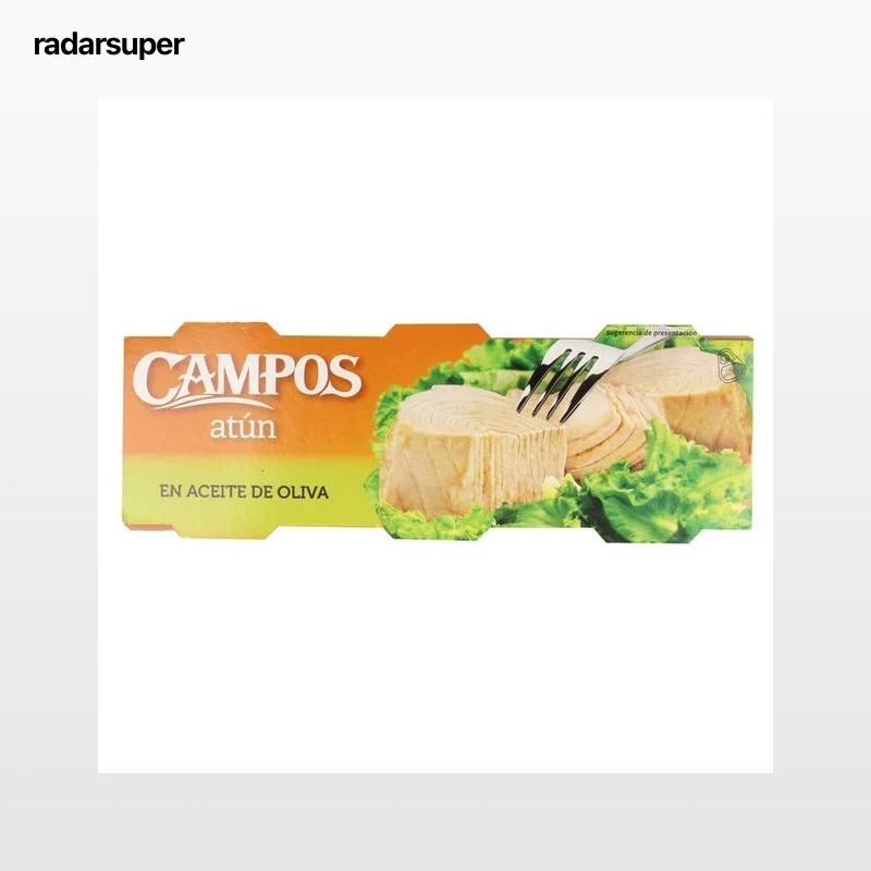 CAMPOS Atún en aceite de oliva 3 x 80 g.