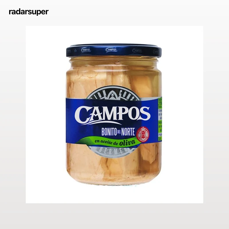 CAMPOS Bonito del norte en aceite de oliva CAMPOS 260 g.