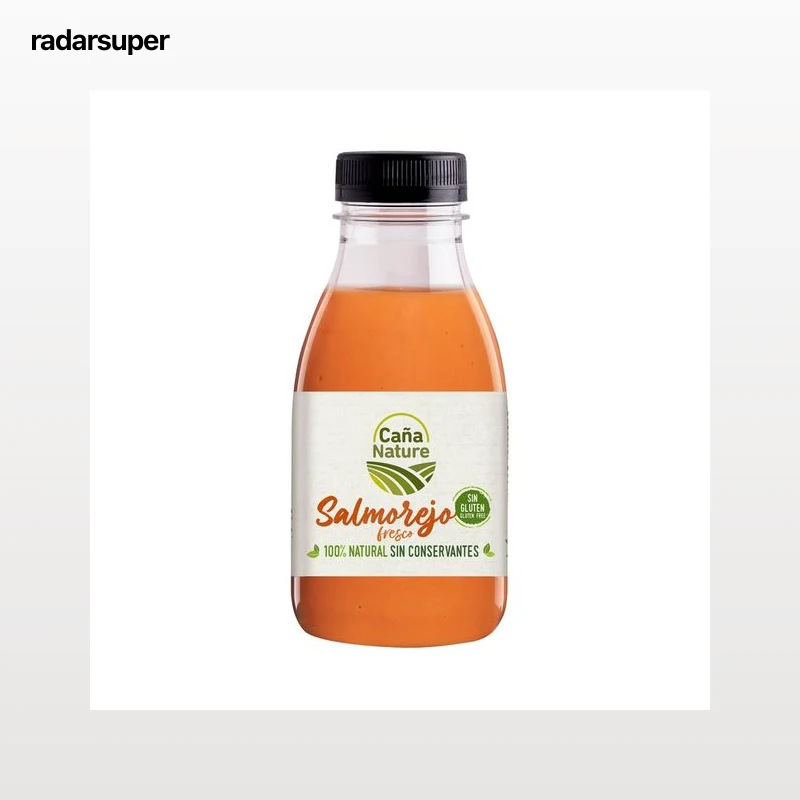 CAÑA NATURE Salmorejo fresco tradicional andaluz, 100% natural, sin gluten ni conservantes CAÑA NATURE 33 cl.