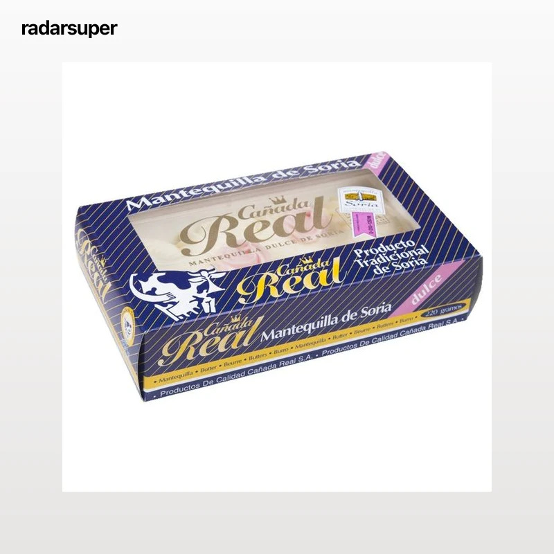 CAÑADA REAL Lata de mantequilla dulce de Soria CAÑANA REAL 220 g.