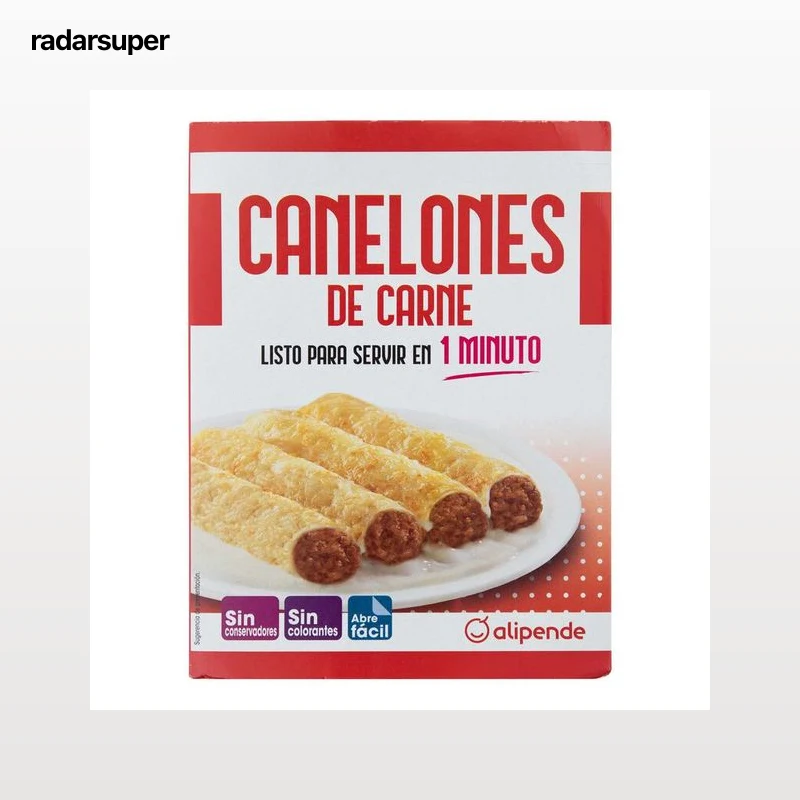Canelones de carne Alipende 375g