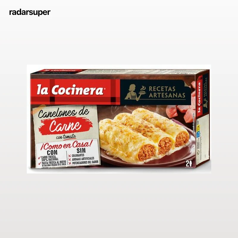 Canelones La Cocinera carne 500g