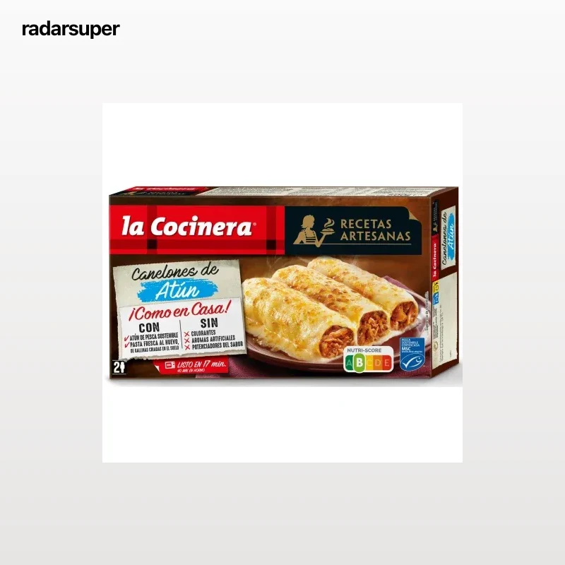 Canelones de Atún La Cocinera 500 g.