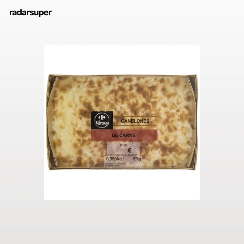 Canelones de carne El Mercado 350 g
