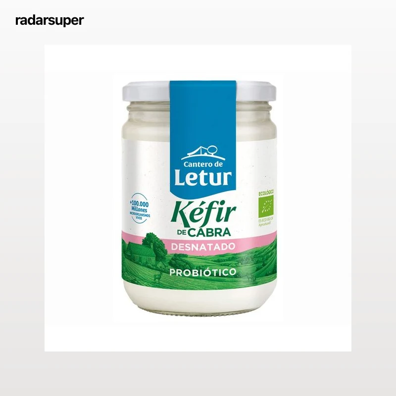 CANTERO DE LETUR Kefir de cabra desnatado ecológico 420 g.