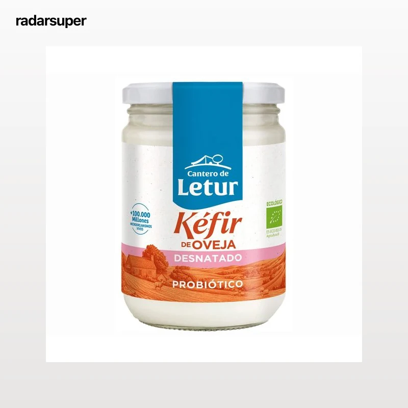 CANTERO DE LETUR Kéfir de oveja, natural desnatado (0%) ecológico 420 g.