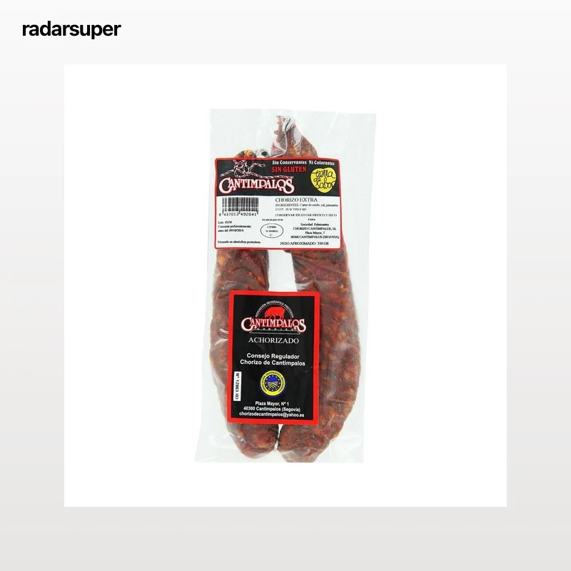 CANTIMPALOS Chorizo de categoria extra con IPG Cantimpalos CANTIMPALOS 350 g.