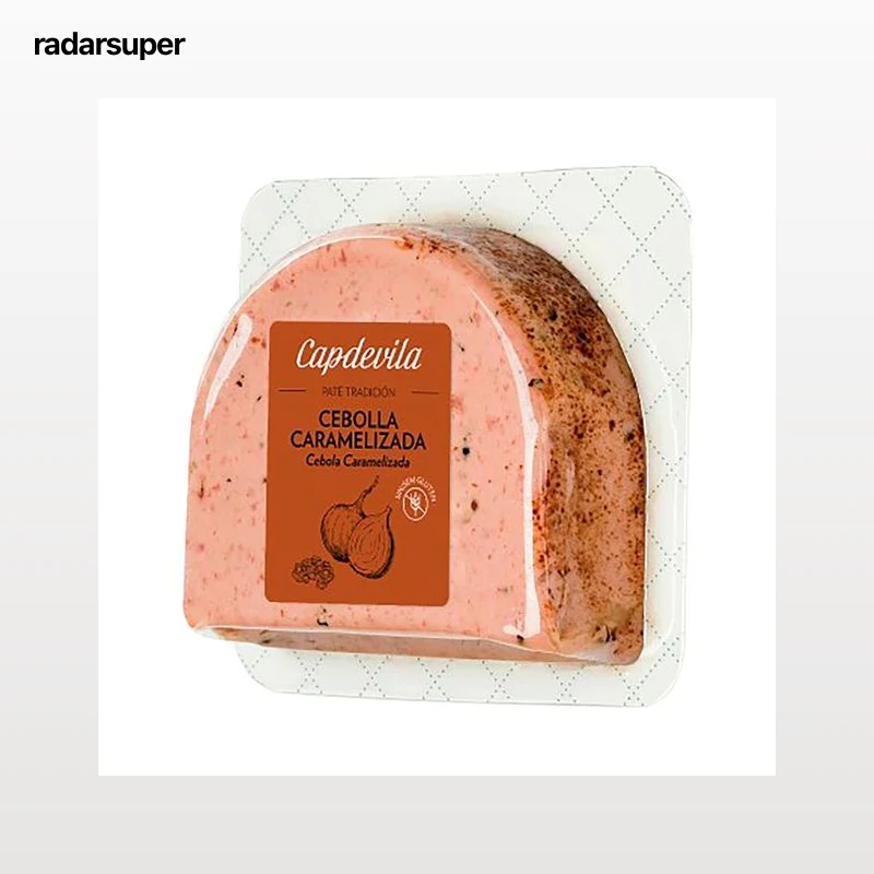 CAPDEVILA Paté de higado de cerdo con cebolla caramelizada, envasado al vacio 100 g.