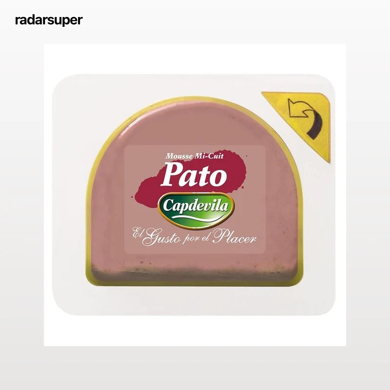 CAPDEVILLA Mousse Mi-cuit de higado de pato, elaborado sin gluten 55 g.