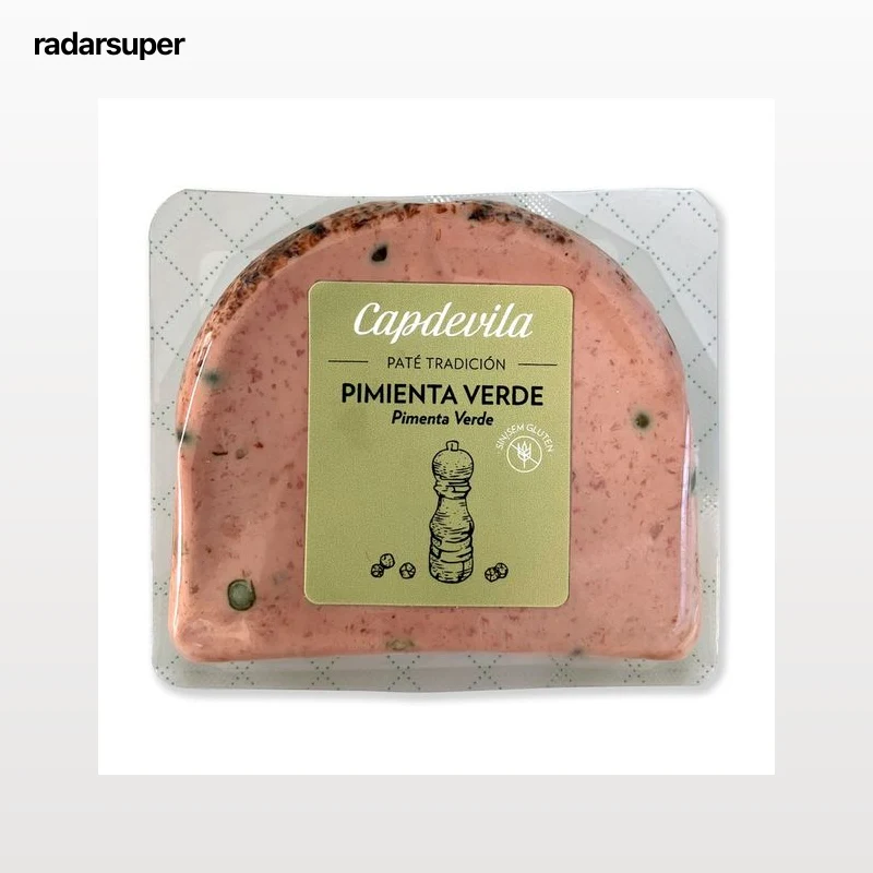 CAPDEVILLA Paté tradiconal a la pimienta verde  100 g.