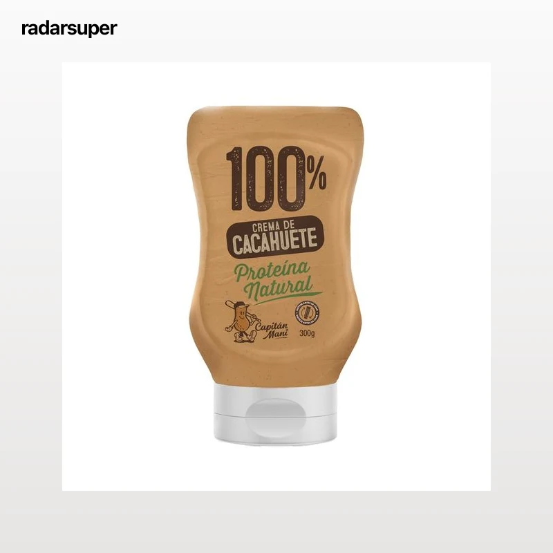 CAPITAN MANI Crema de cacahuete sirve fácil 300 g.
