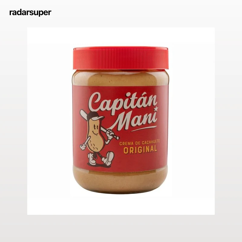 CAPITÁN MANI Crema de cacahuete suave 500 g.