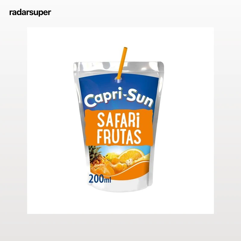 CAPRI-SUN Bebida, base de zumo de frutas Safari 200 ml.