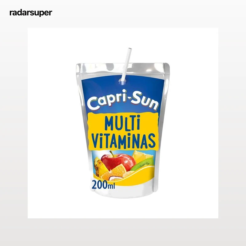 CAPRI-SUN Bebida refrescante a base de zumo de frutas con vitaminas 200 ml.