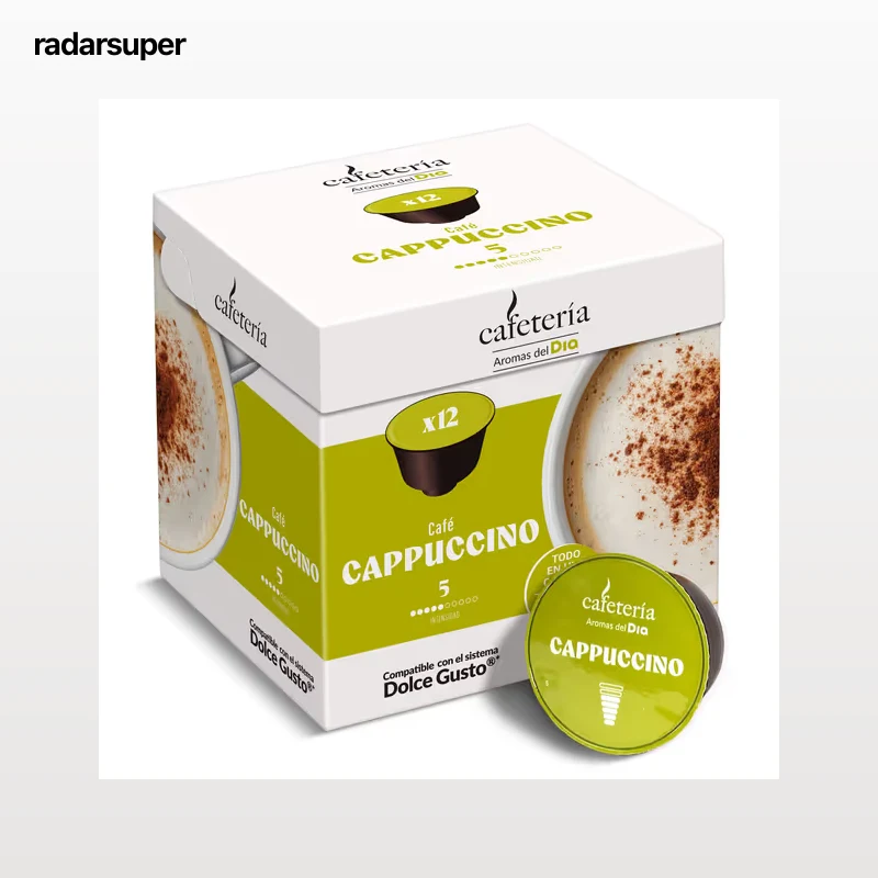 Cápsulas de café capuccino Dia Cafetería 12 unidades