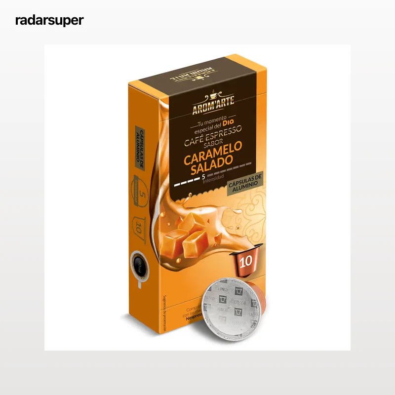 Cápsulas de café caramelo Dia Arom'arte 10 unidades