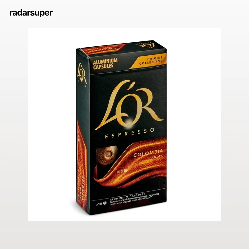 Cápsulas de café Colombia L'Or 10 unidades
