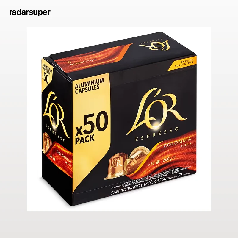 Cápsulas de café Colombia L'Or 50 unidades