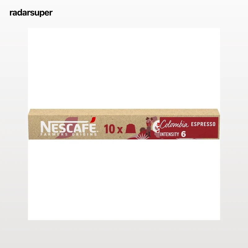 Cápsulas de café de Colombia intensidad 6 espresso 10 cápsulas
