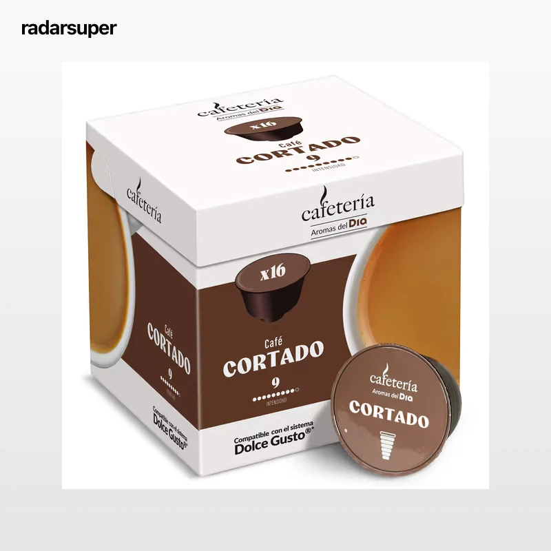 Cápsulas de café cortado Dia Cafetería 16 unidades