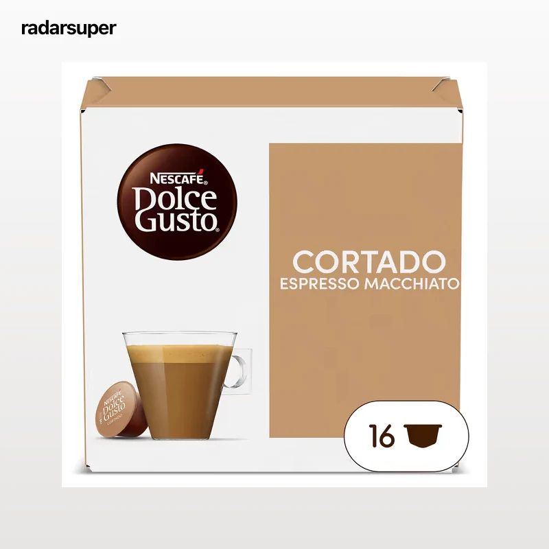 Cápsulas de café cortado Dolce Gusto 16 unidades