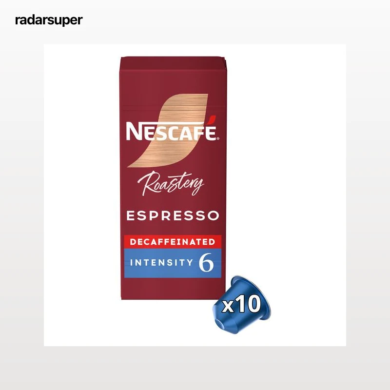 Cápsulas de café descafeinado para expresso máquinas Nespresso Int. 6 Nescafé 10 cápsulas