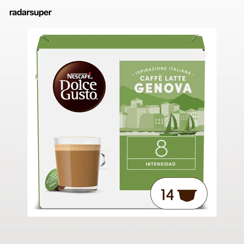 Cápsulas de café latte Genova Dolce Gusto 14 unidades