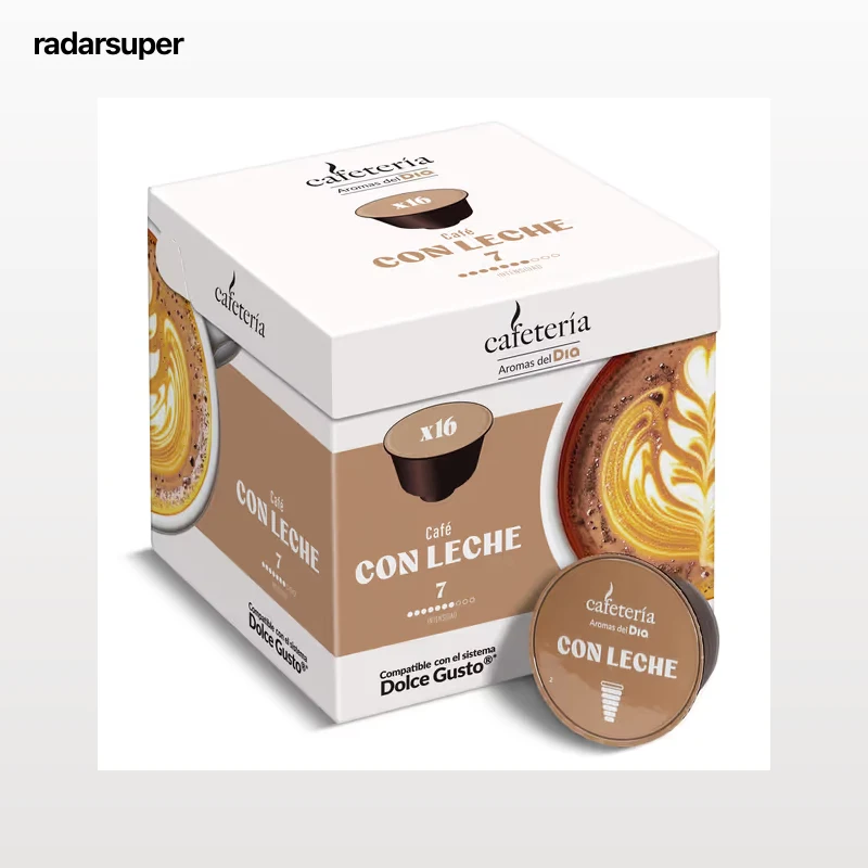 Cápsulas de café con leche Dia Cafetería 16 unidades